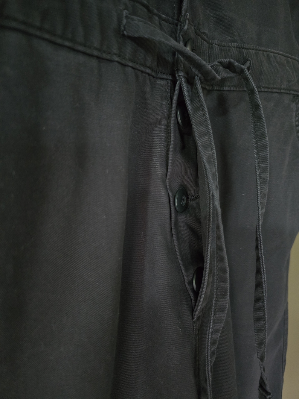 Levi's Iconic Jumpsuit Black Meteorite 100% Cotton Size Medium Utility Workwear - Picture 11 of 12